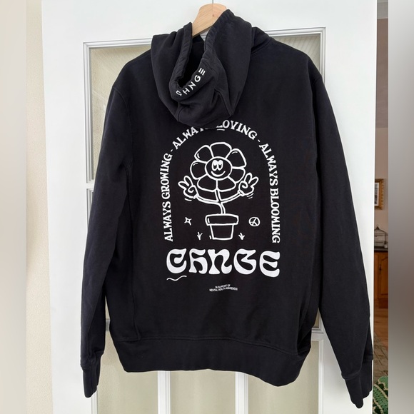 CHNGE‎ “Always” Hoodie Sweatshirt – Black, Size L - Picture 6 of 12